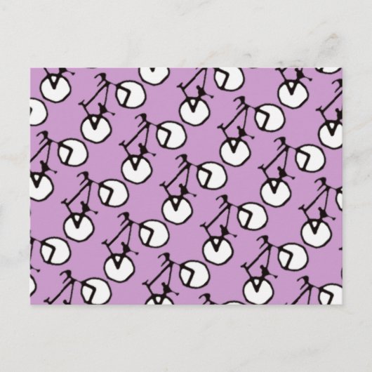 Carte Postale de nombreux vélos (Devant)