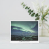 Carte postale de Norvège Aurores Boréales (Debout devant)