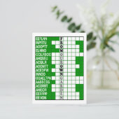 Carte Postale De notre propre bousculade de mot de jardin (Debout devant)