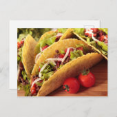 Carte postale de nourriture mexicaine (Devant / Derrière)