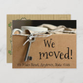 Carte postale de nouveau domicile (Devant / Derrière)