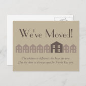 Carte postale de nouvelle adresse (Devant / Derrière)