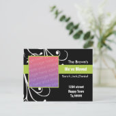 Carte postale de nouvelle adresse (Debout devant)