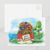 Carte postale de nouvelle adresse (Devant / Derrière)