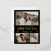 Carte postale de nouvelle année Ghear Sky FOIL (Recto/Verso)