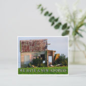 Carte postale de nouvelle maison - Nouvelle adress (Debout devant)