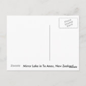 Carte postale de Nouvelle-Zélande (Dos)