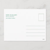 Carte postale de Nouvelle-Zélande (Dos)