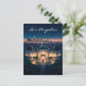 Carte postale de nuit de Los Angeles (Debout devant)