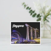 Carte postale de nuit de Singapour (Debout devant)