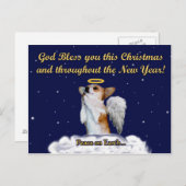 Carte postale de nuit Dott Angel de la prière (Devant / Derrière)