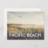 Carte postale de Pacific Beach San Diego (Devant / Derrière)
