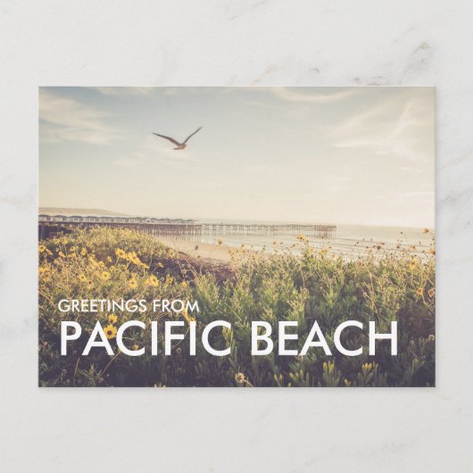 Carte postale de Pacific Beach San Diego (Devant)