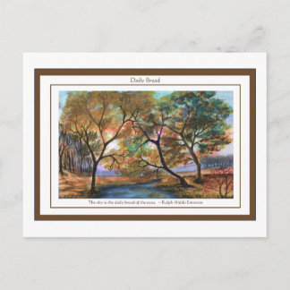 Carte postale de pain quotidien