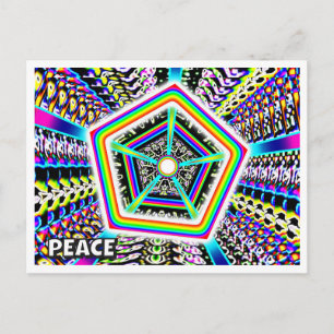 Carte postale de paix (vous pouvez changer les mot