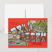 Carte postale de Palm Beach FL (Devant / Derrière)