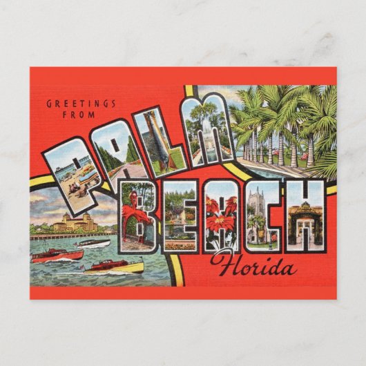 Carte postale de Palm Beach FL (Devant)