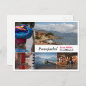 Carte postale de Panajachel, Guatemala (Devant / Derrière)