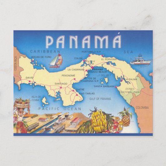 Carte postale de Panama (Devant)