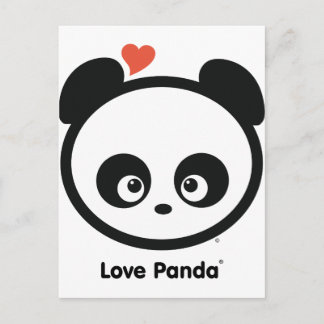 Carte postale de Panda® d'amour