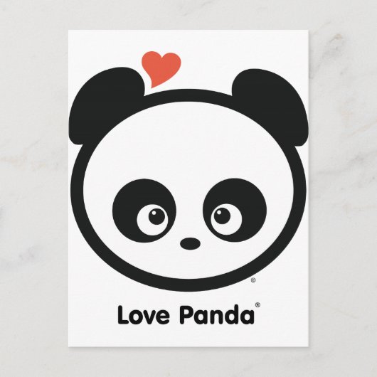 Carte postale de Panda® d'amour (Devant)
