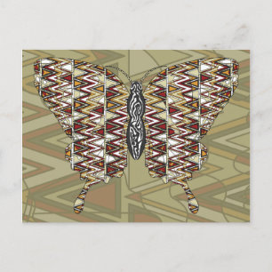 Carte postale de Papillon africain