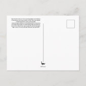 Carte postale de papillon Swallowtail (Dos)