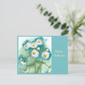 Carte postale de pâquerette Erigeron (Debout devant)