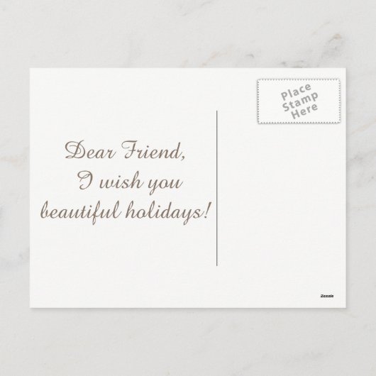 Carte postale de Pâques (Dos)