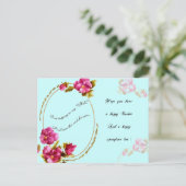 Carte postale de Pâques (Debout devant)