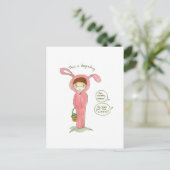 Carte postale de Pâques (Debout devant)