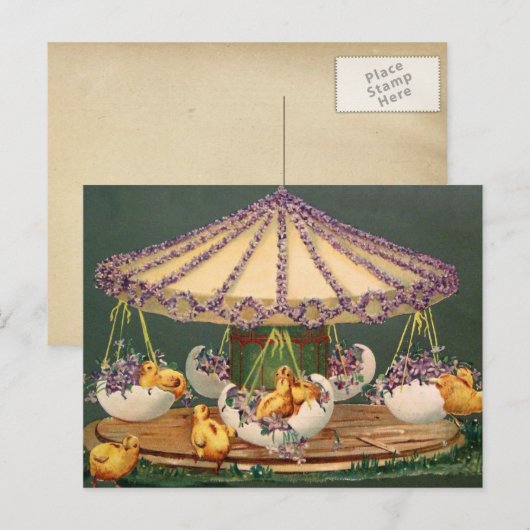 Carte postale de Pâques (Devant / Derrière)