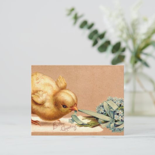 Carte postale de Pâques (Debout devant)