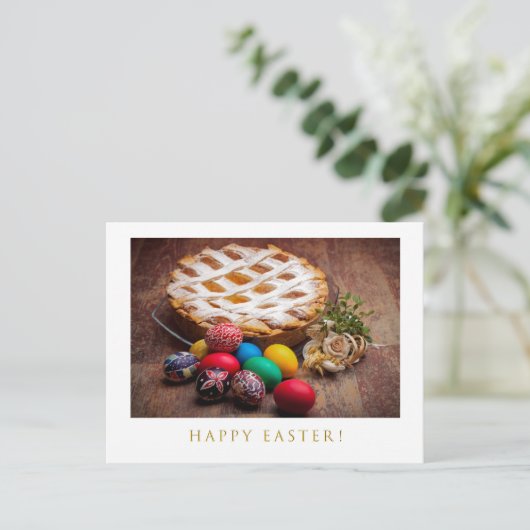 Carte postale de Pâques (Debout devant)