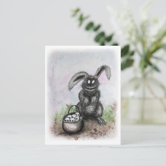 Carte postale de Pâques (Debout devant)