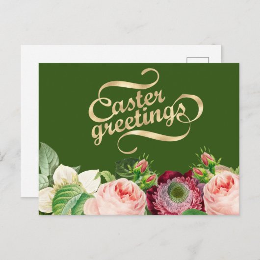 Carte postale de Pâques (Devant / Derrière)