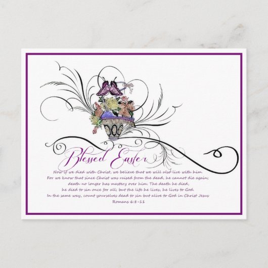 Carte postale de Pâques (Devant)