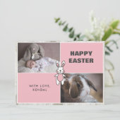 Carte postale de Pâques (Debout devant)