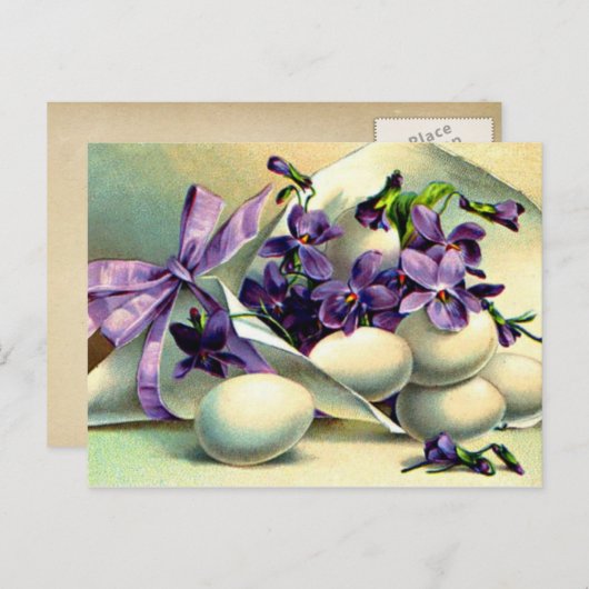 Carte postale de Pâques (Devant / Derrière)