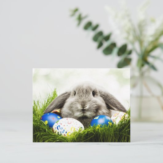 Carte postale de Pâques (Debout devant)