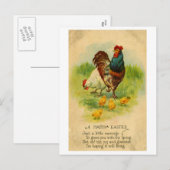 Carte postale de Pâques (1912) (Devant / Derrière)