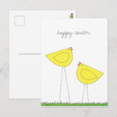 Carte postale de Pâques à deux pousses (Devant / Derrière)