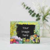 Carte postale de Pâques avec votre photo (Debout devant)