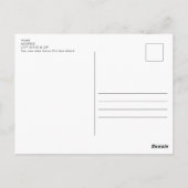 Carte postale de Pâques de lapin mignon (Dos)