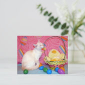 Carte postale de Pâques de Tiffany (Debout devant)