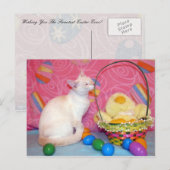 Carte postale de Pâques de Tiffany (Devant / Derrière)