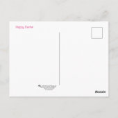 Carte postale de Pâques Fleurs du Printemps (Dos)