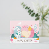 Carte postale de Pâques mignonne (Debout devant)