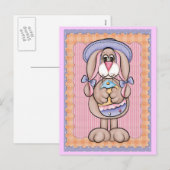 Carte postale de Pâques mignonne (Devant / Derrière)