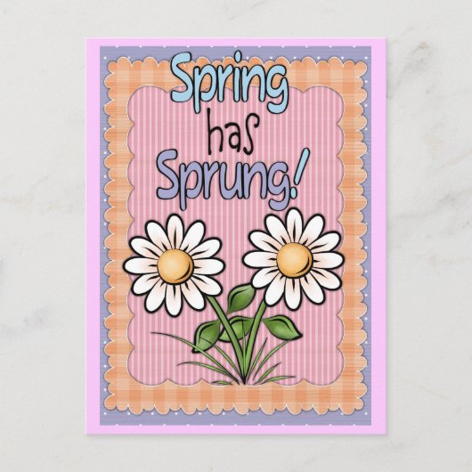 Carte postale de Pâques mignonne (Devant)